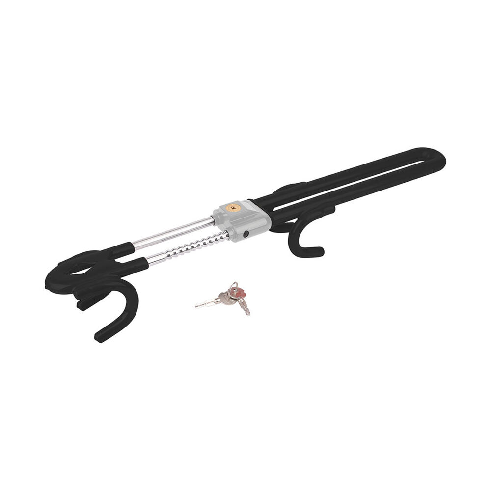 Cabin Crew Steering Wheel Lock Charcoal Double Hook Supercheap Auto