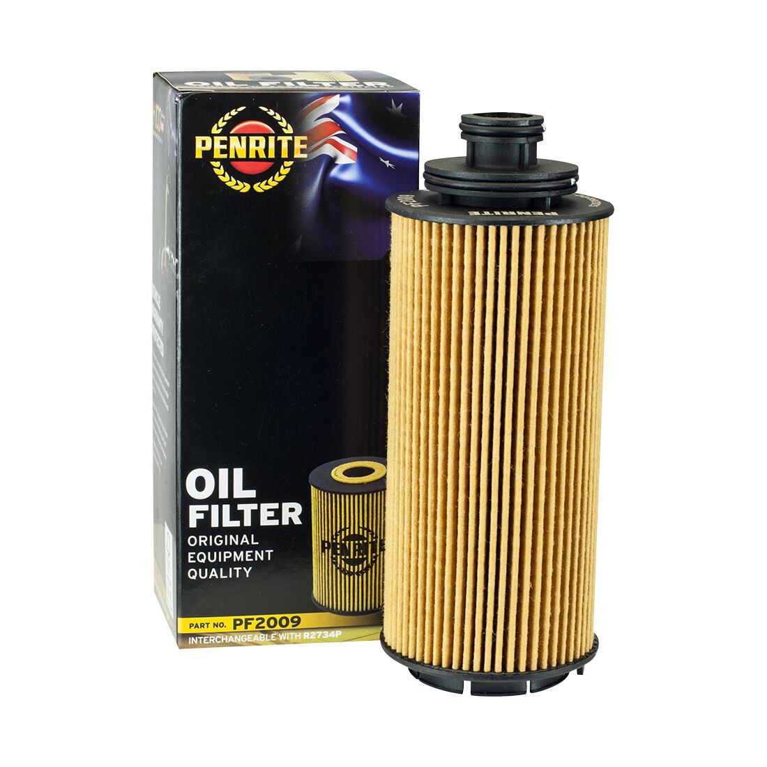 Penrite Oil Filter PF2009 (Interchangeable with R2734P), , scanz_hi-res
