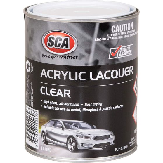 SCA Acrylic Paint, Clear - 1 Litre, , scanz_hi-res