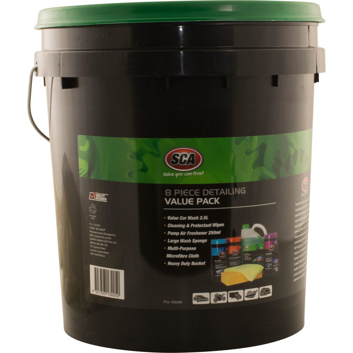 SCA Value Detail Wash Kit 8 Piece, , scanz_hi-res