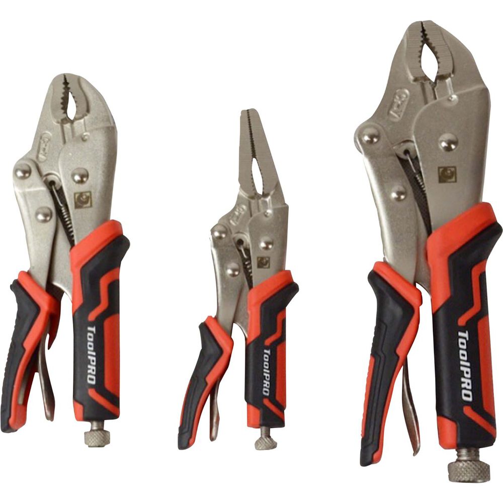 ToolPRO Locking Plier Set 3 Piece Supercheap Auto New Zealand