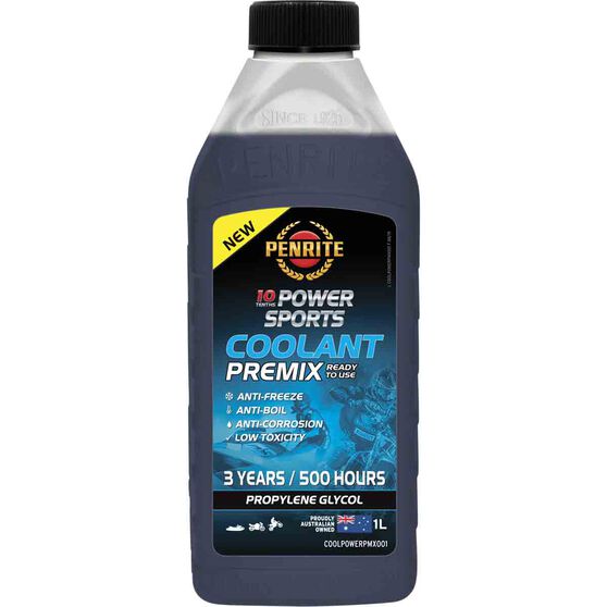 Penrite 10 Tenths Power Sports Coolant Premix 1 Litre, , scanz_hi-res