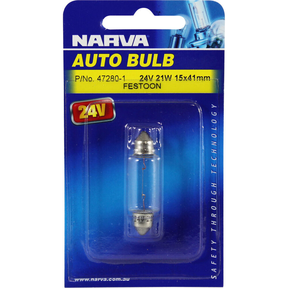 Narva Bulb 24V, 21W, 15x41mm Supercheap Auto New Zealand