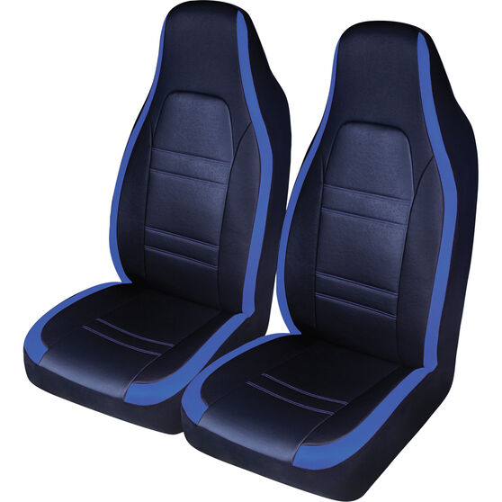 SCA Racing Seat Covers Front Pair Size 60 Black/Blue, , scanz_hi-res