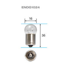 ENDURALIGHT Automotive Globes - Park/Tail 12V, 10W, BA15S, , scanz_hi-res