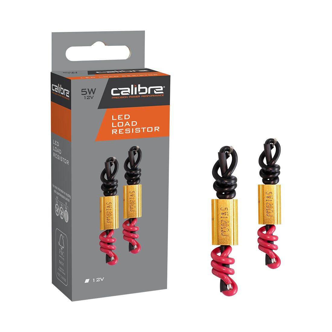 Calibre LED Load Resistor 12V, 5W, CALED11A (2pc), , scanz_hi-res