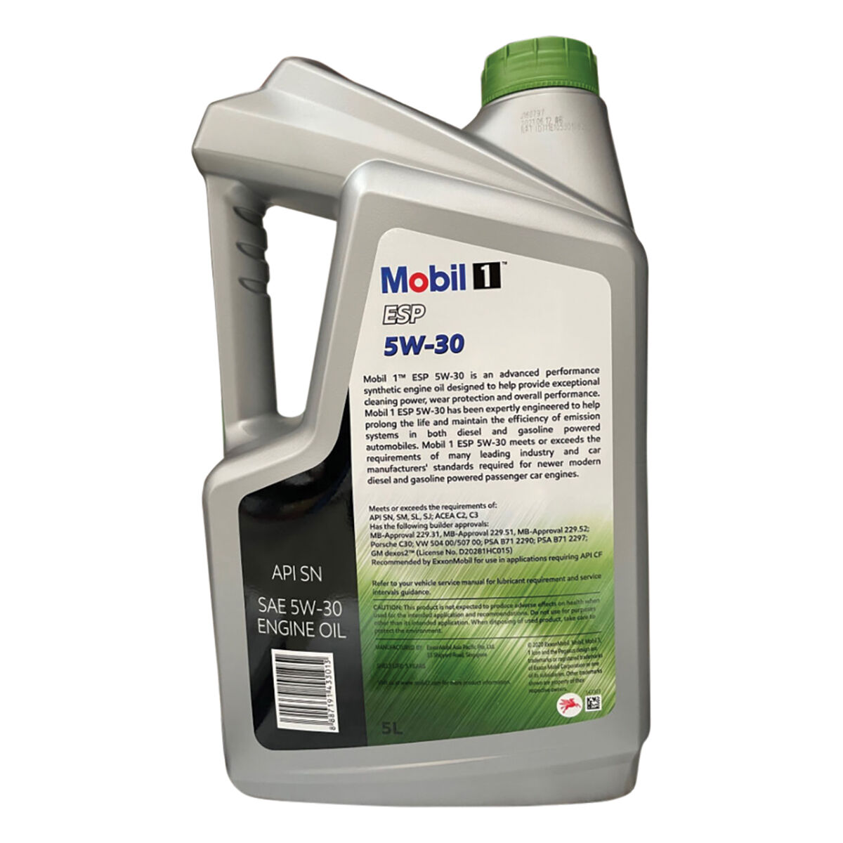 Mobil 1 ESP Engine Oil 5W-30 5 Litre, , scanz_hi-res