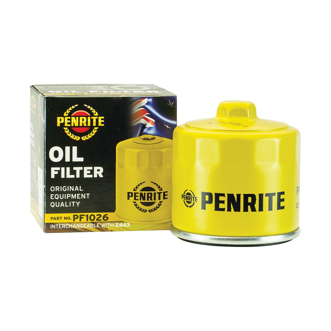 Penrite Oil Filter PF1026 (Interchangeable with Z443), , scanz_hi-res