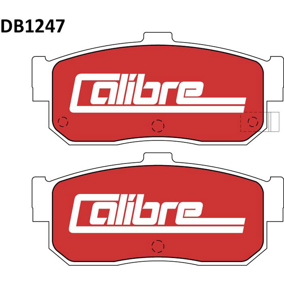 Calibre Disc Brake Pads DB1247CAL, , scanz_hi-res
