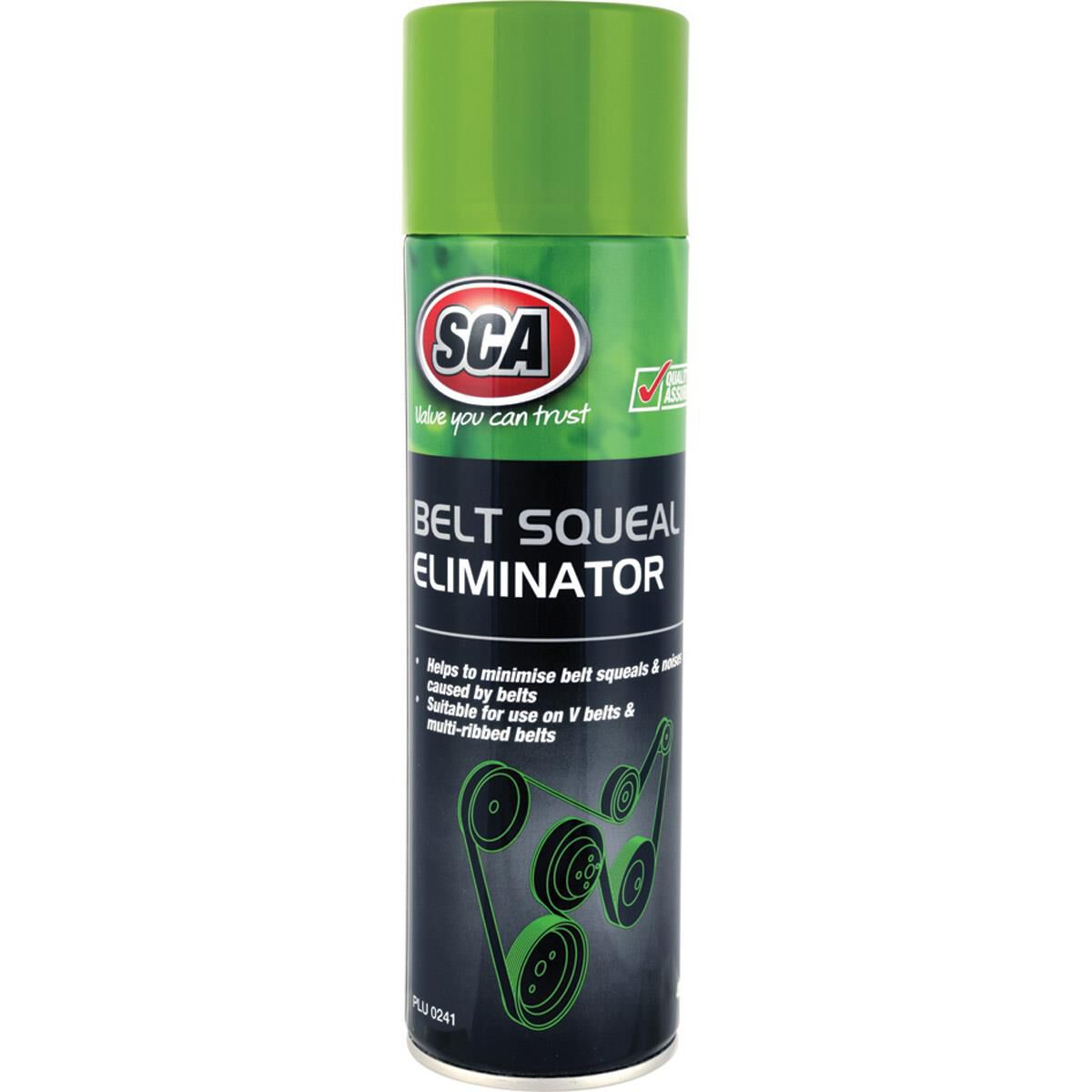 Squeaky top fan belt