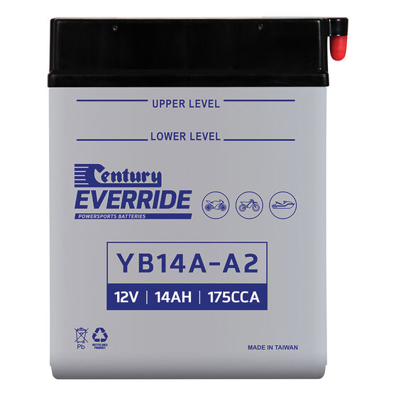 Century Powersports Battery YB14A-A2, , scanz_hi-res