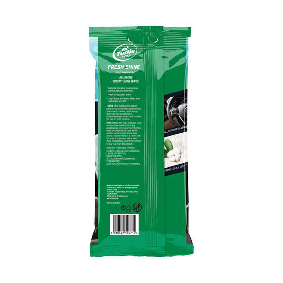 Turtle Wax Fresh Shine Gloss Wipes 24 Pack, , scanz_hi-res