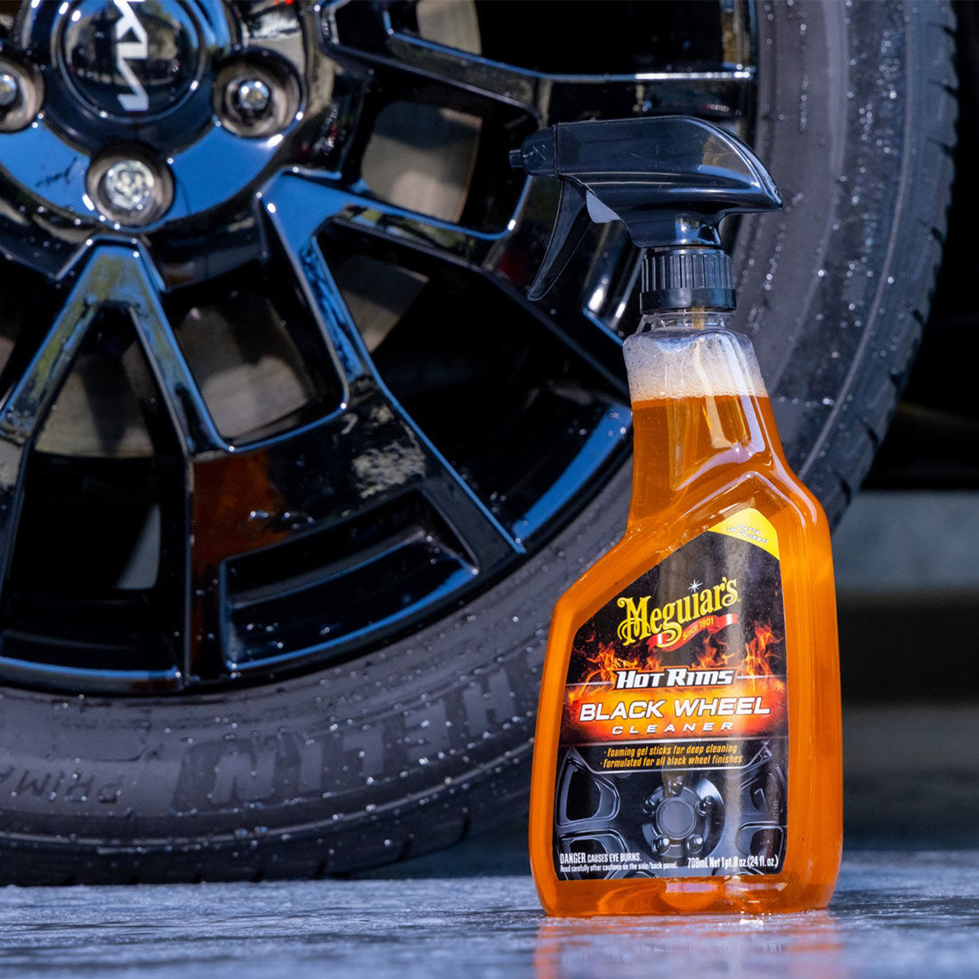 Meguiar's Hot Rims Black Wheel Cleaner 709mL, , scanz_hi-res