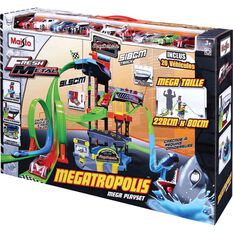 Megatropolis Play Set With 20 Vehicles, , scanz_hi-res