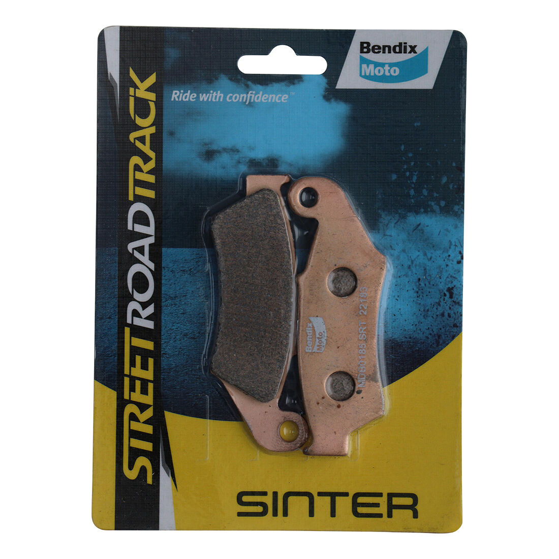 Bendix Street Road Track Motorcycle Disc Brake Pads - MDB0185-SRT, , scanz_hi-res