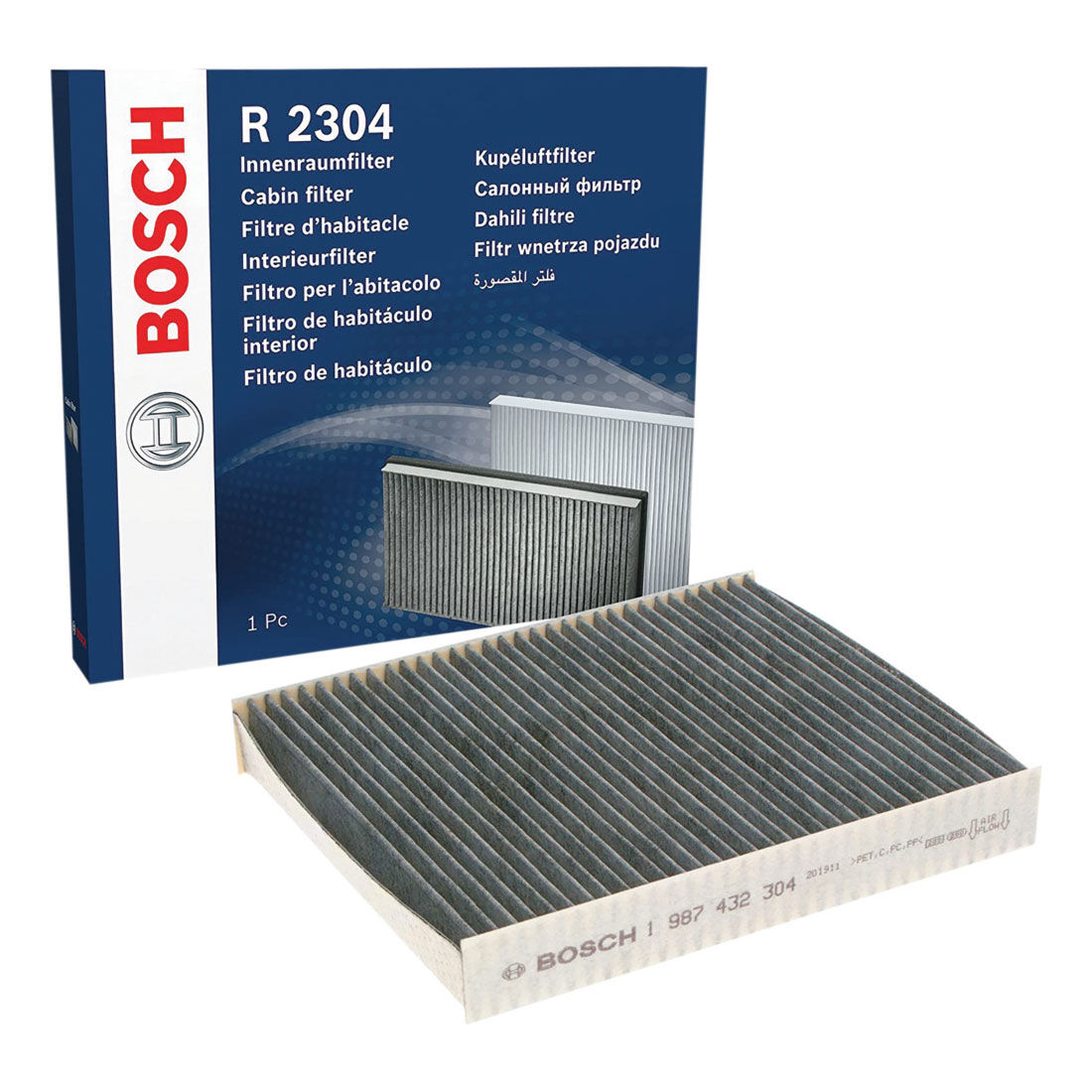 Bosch Carbon Activated Cabin Air Filter - R 2304, , scanz_hi-res