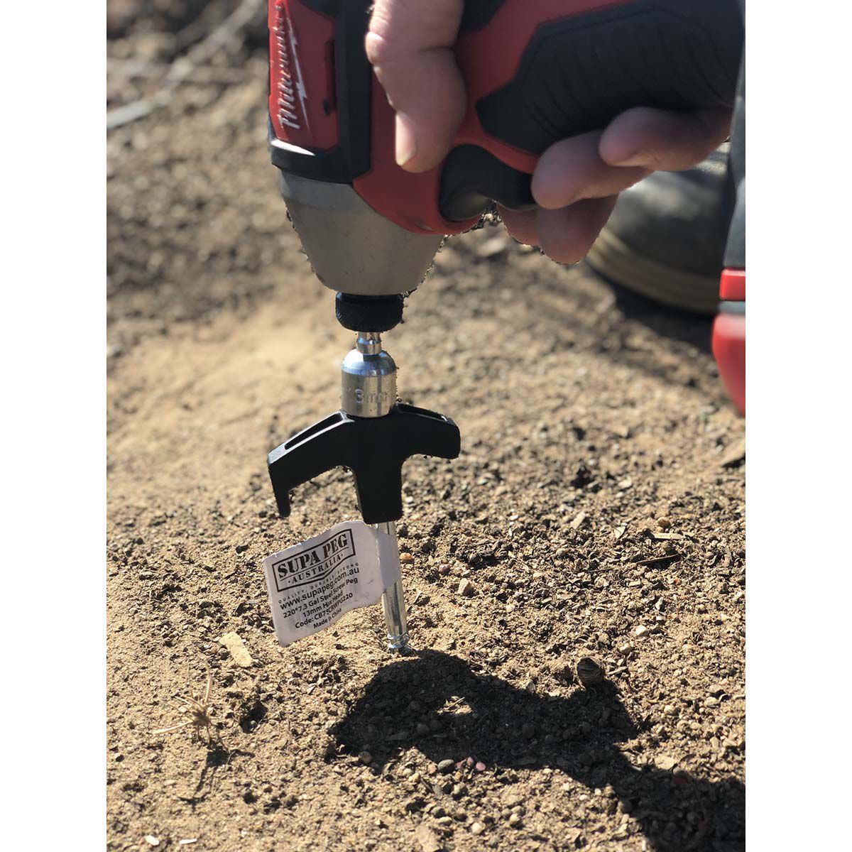 Supa-Peg 13mm Hex Head Screw Peg 220mm, , scanz_hi-res