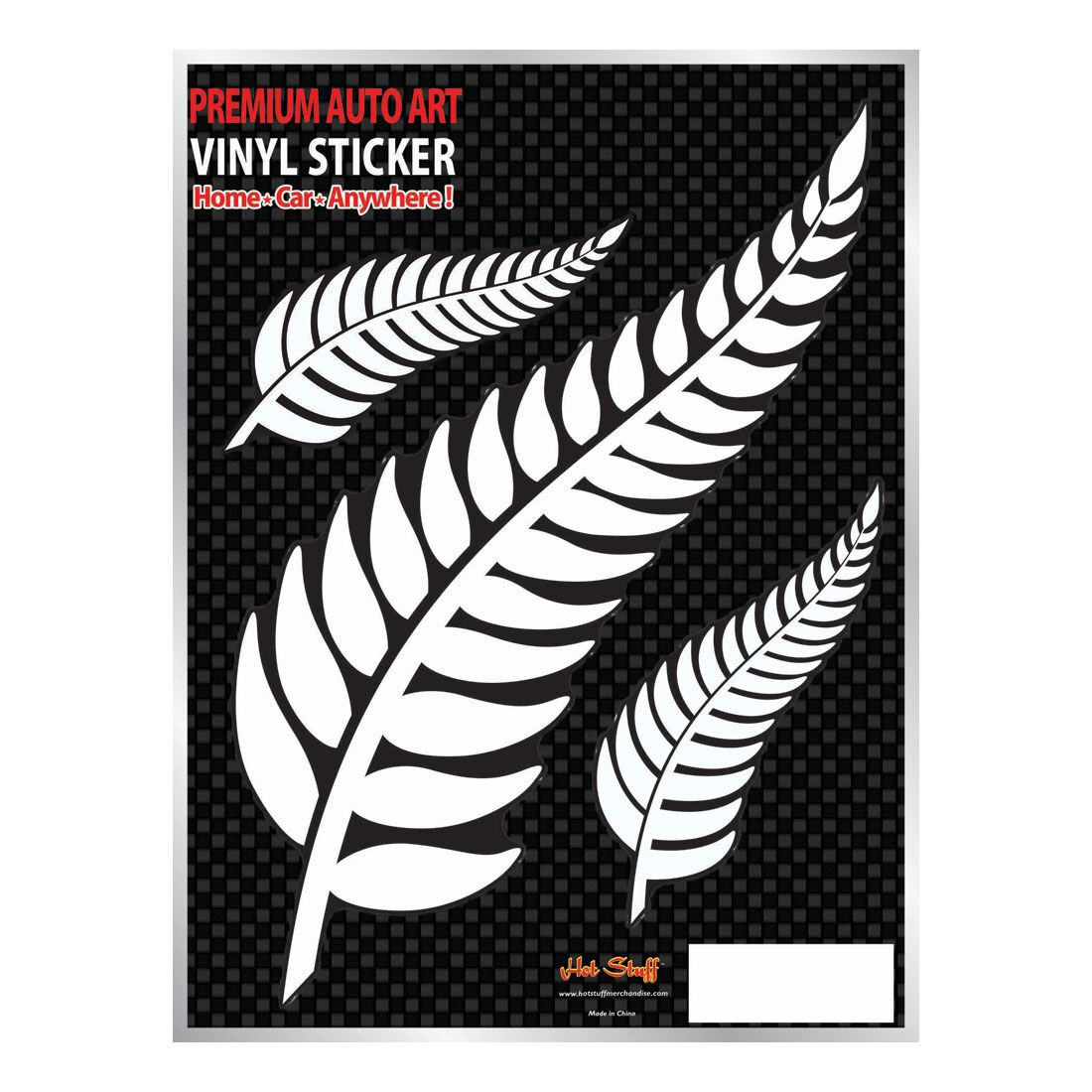 Hot Stuff Sticker - NZ Fern, , scanz_hi-res