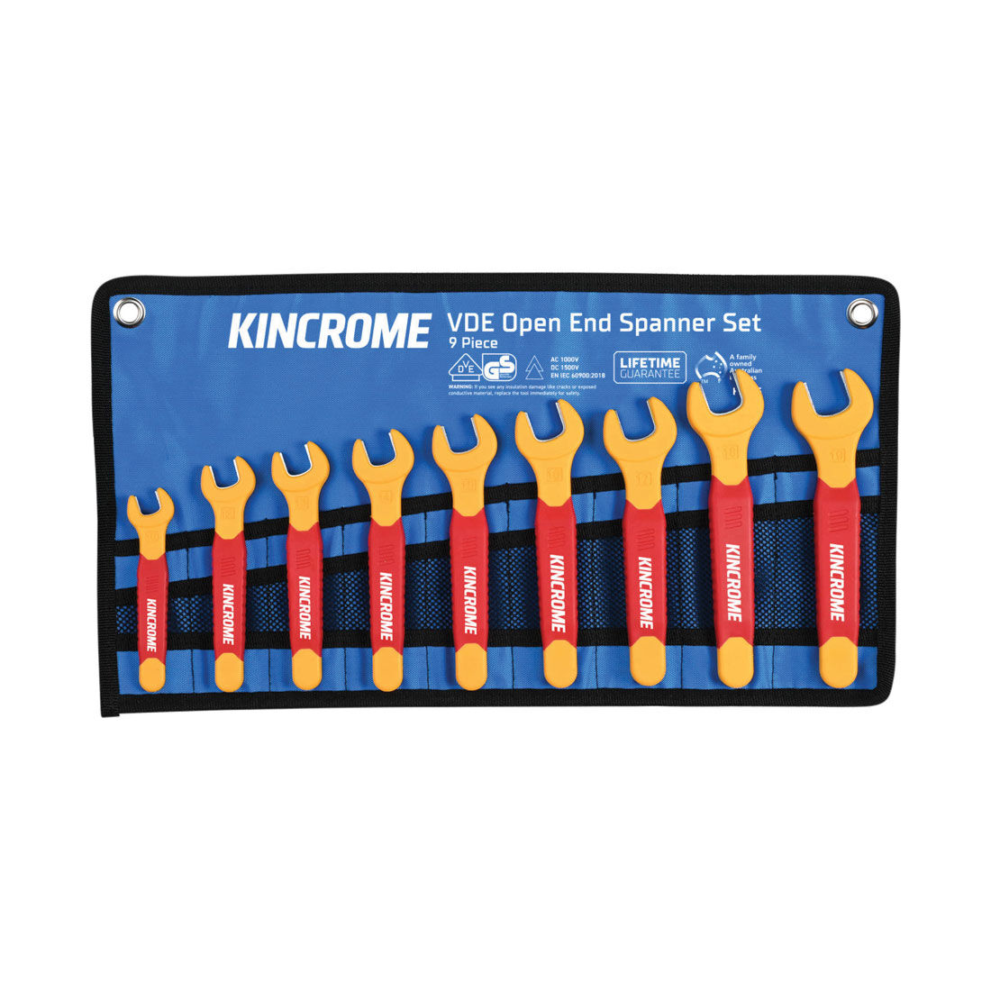 Kincrome Spanner Set 9 Piece VDE, , scanz_hi-res