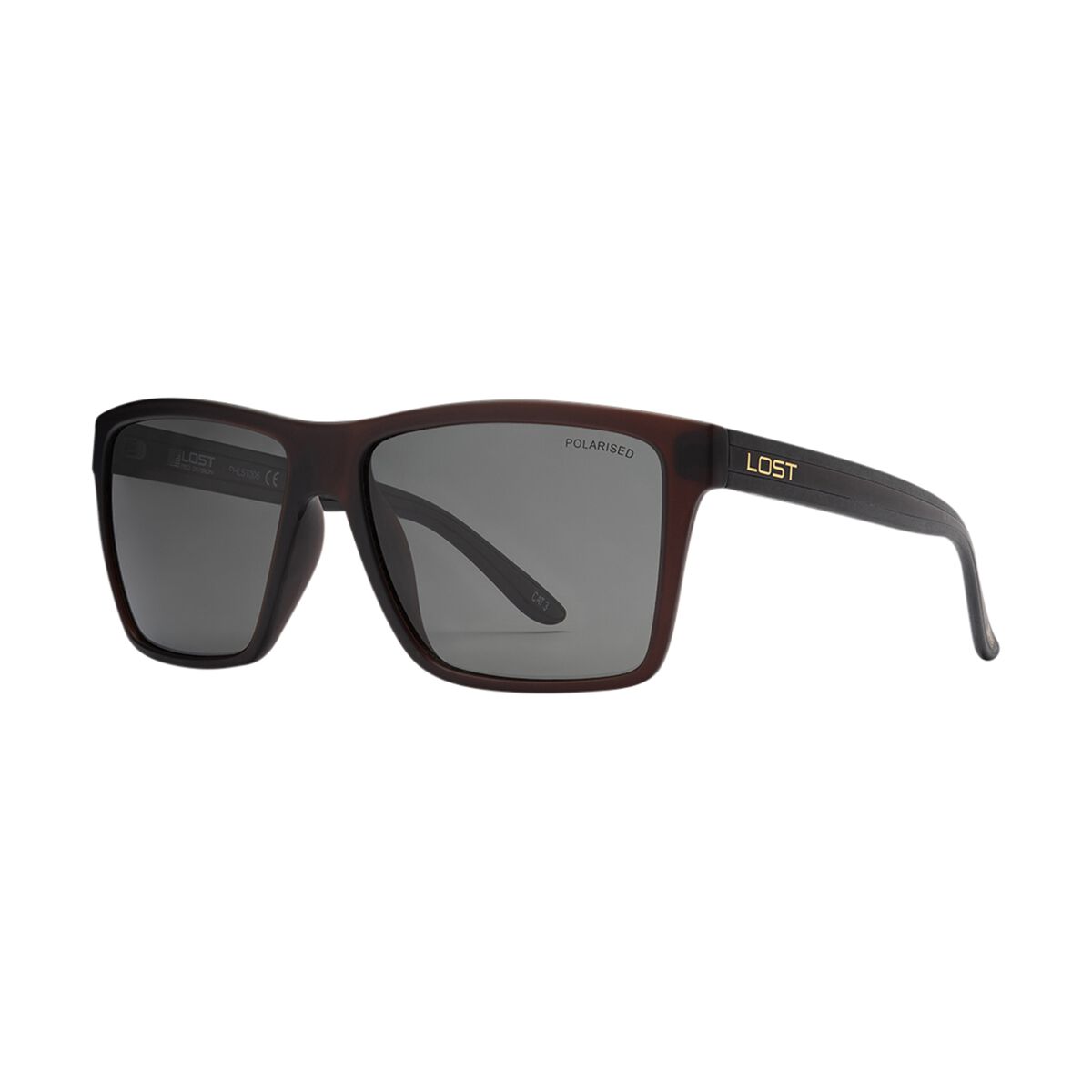 LOST Sunglasses Daytona Polarised Matt Xtal Beer, , scanz_hi-res
