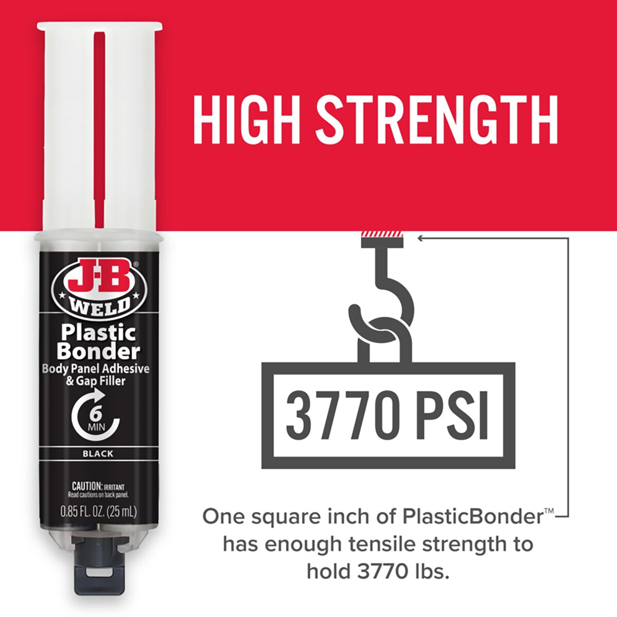 JB Weld Plastic Bonder 25mL Black 50139, , scanz_hi-res