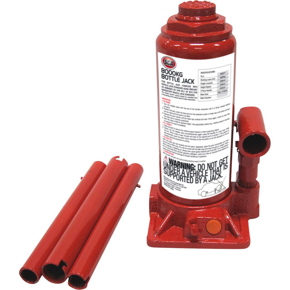 SCA Hydraulic Bottle Jack 8000kg Supercheap Auto New Zealand
