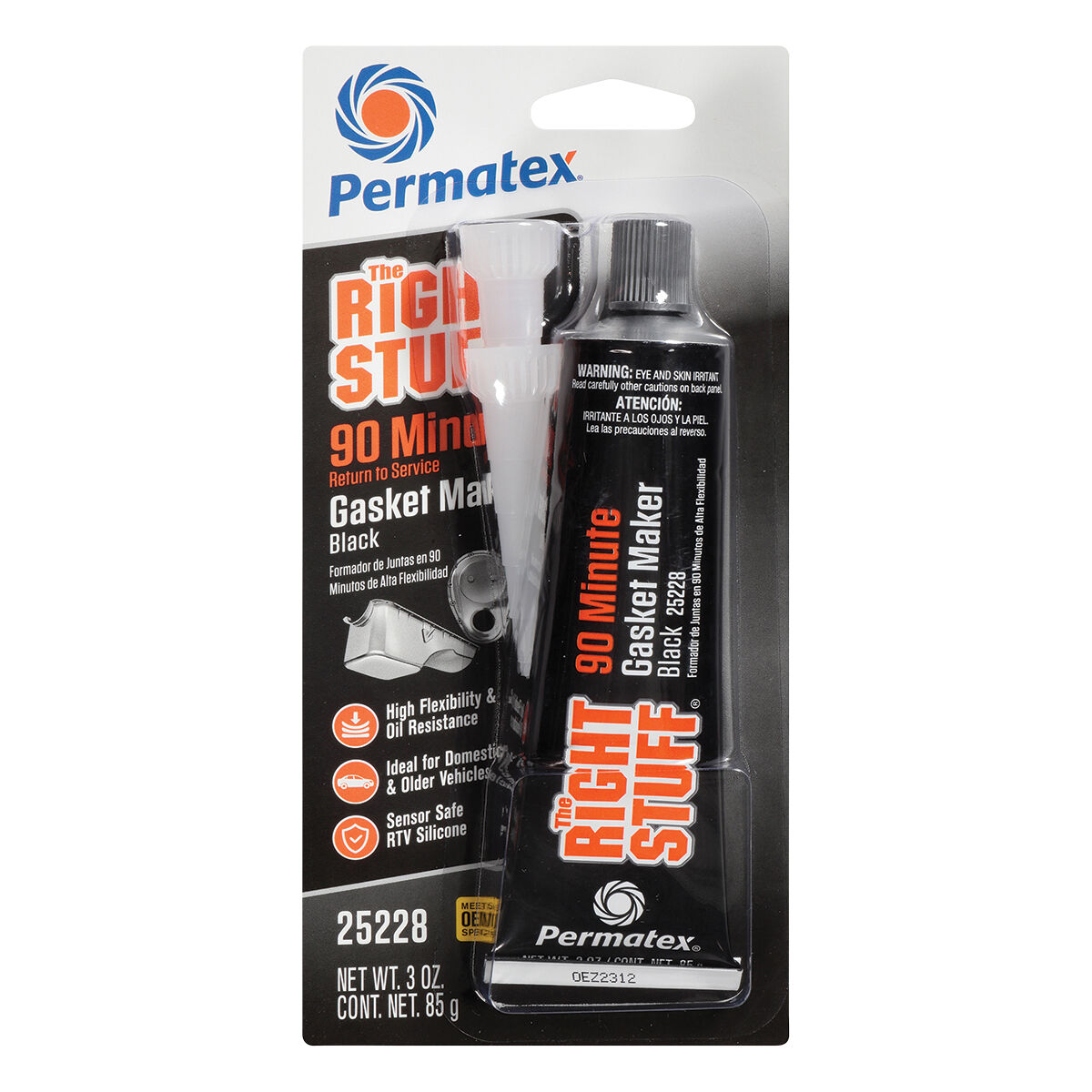 Permatex Right Stuff Gasket, 90 Minute - Black, 85g, , scanz_hi-res