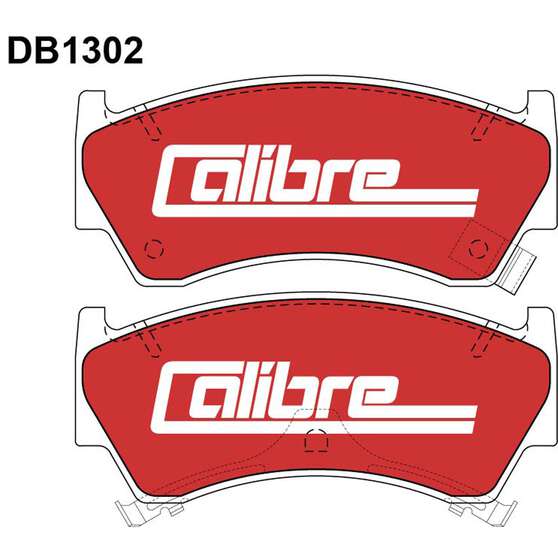Calibre Disc Brake Pads DB1302CAL, , scanz_hi-res