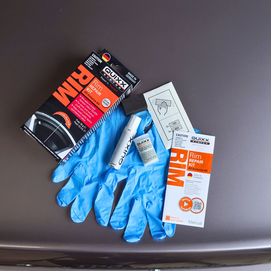 QUIXX Rim Repair Kit - Silver, , scanz_hi-res