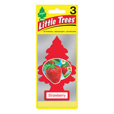 Little Trees Air Freshener - Strawberry 3 Pack, , scanz_hi-res