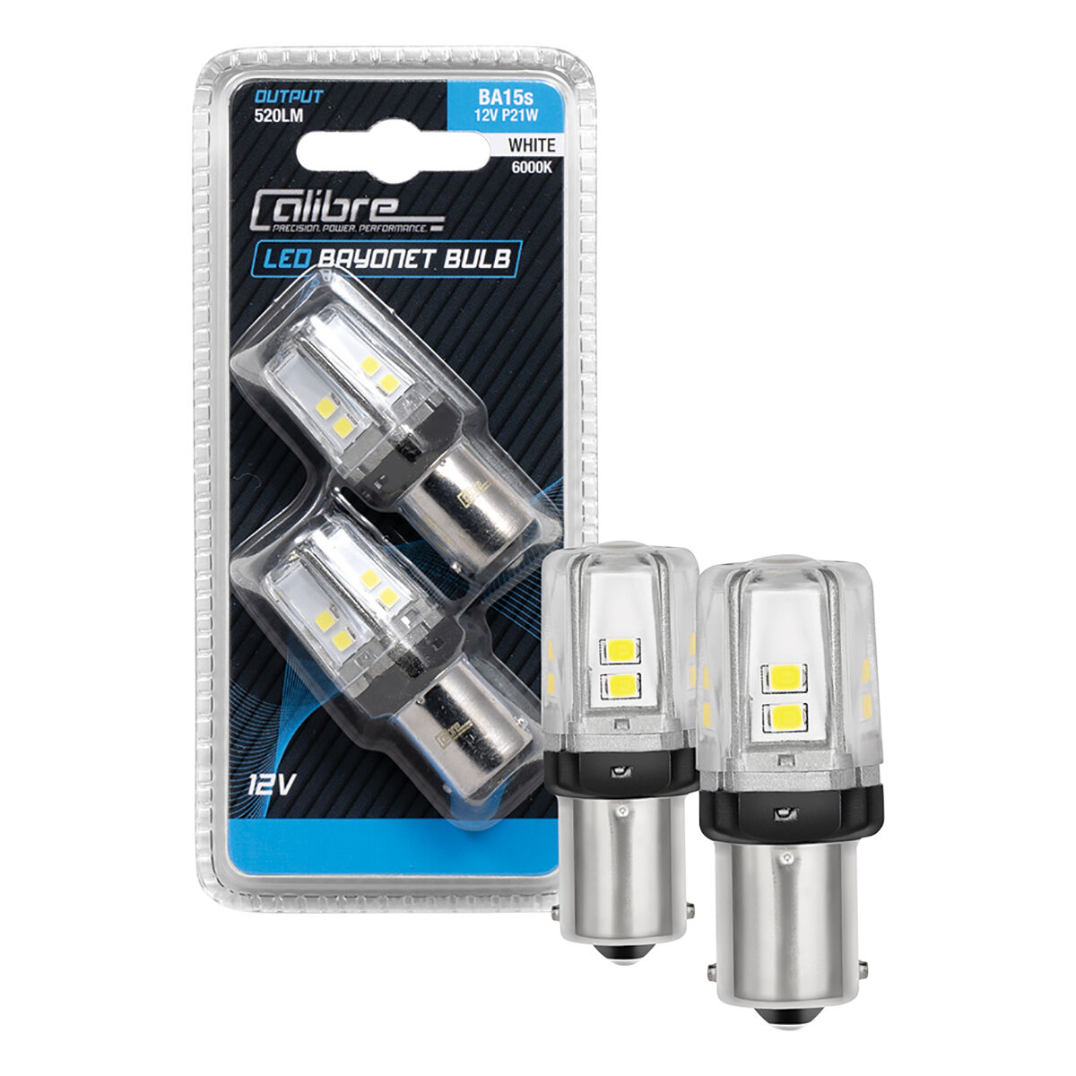 Calibre Automotive Globes LED White Bayonet 12V R5W BA15S Supercheap Auto New Zealand