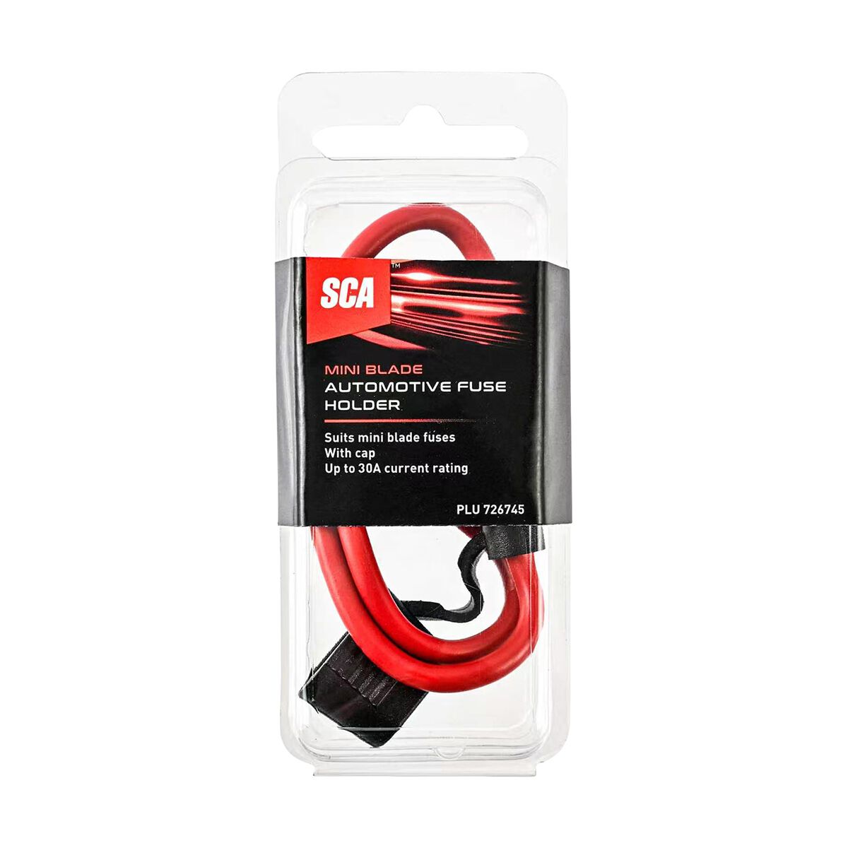 SCA Automotive Fuse Holder with Weatherproof Cap - Mini Blade 30 Amp, , scanz_hi-res