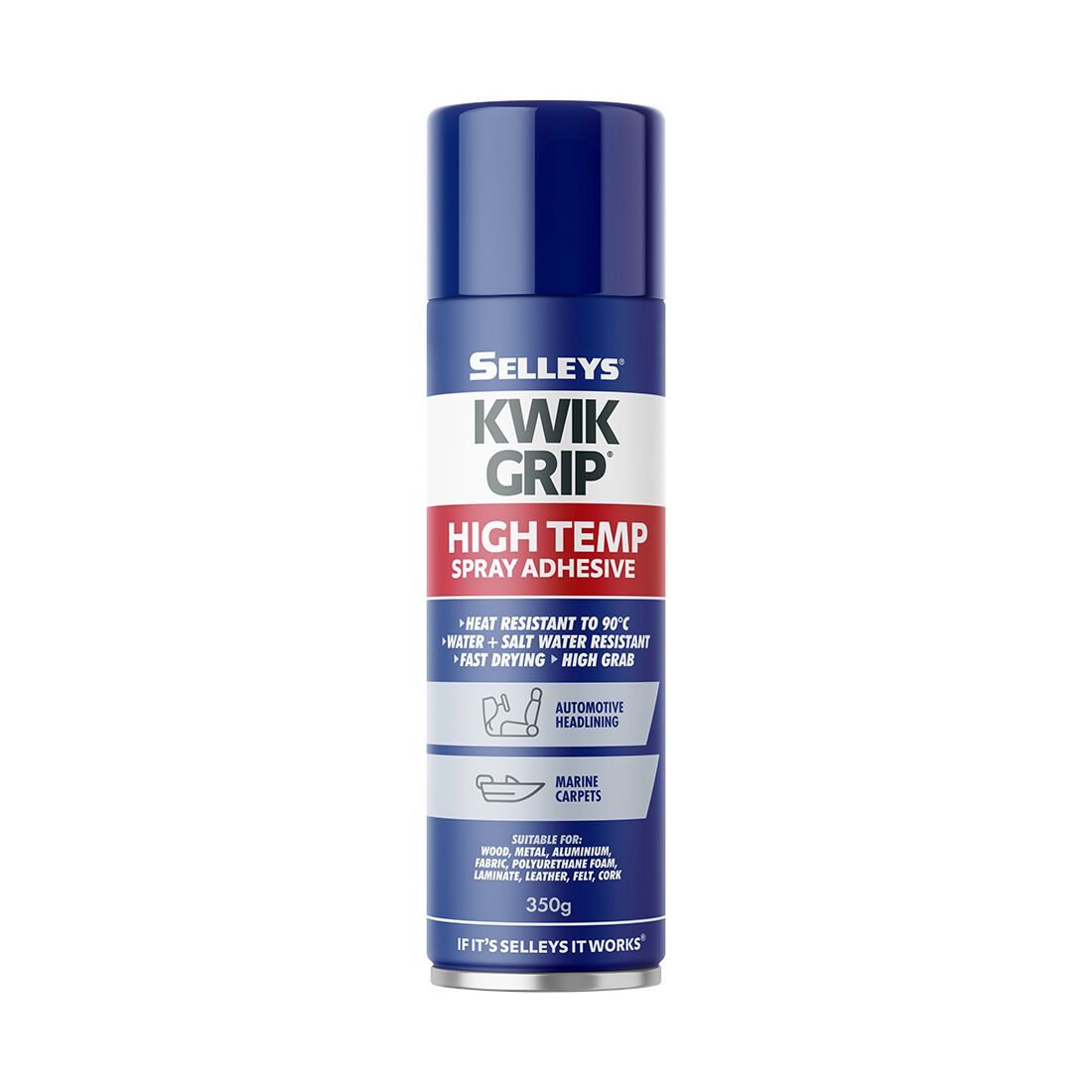Selleys Kwik Grip High Strength Spray 350g, , scanz_hi-res