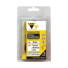 SIA Abrasives Non Woven Disc 50mm, 2820 Series, Quick Change Mixed, 5 Pack, , scanz_hi-res