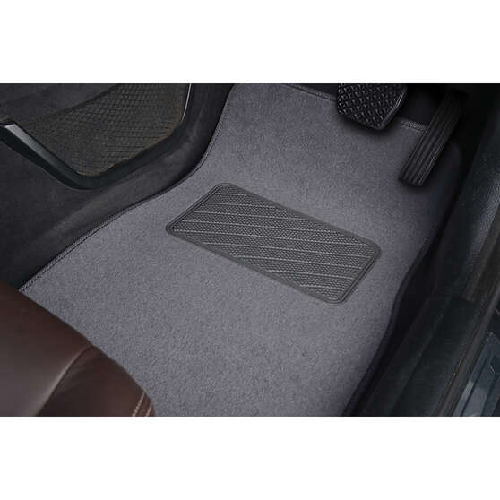 SCA Premier Plus Carpet Car Floor Mats - Set of 4, Charcoal, , scanz_hi-res