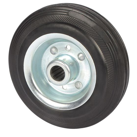 SCA Wheel Metal Rim - 125 x 35mm, Rubber, , scanz_hi-res