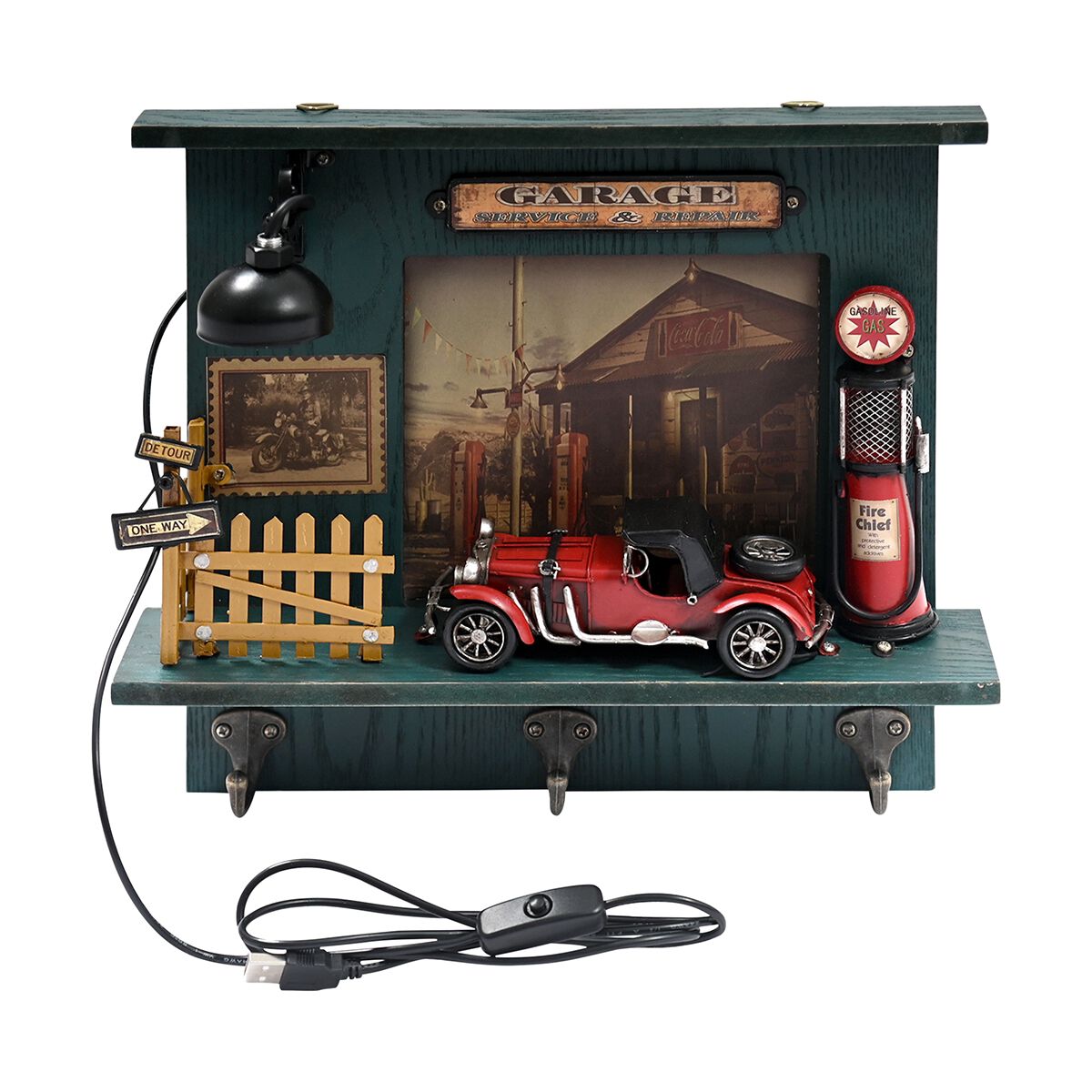 Garage Photo Frame & Hooks, , scanz_hi-res