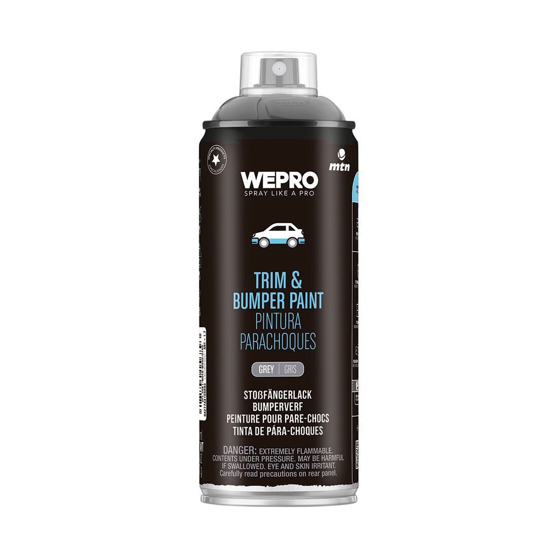 MTN Pro Trim & Bumper Spray Paint Grey 400mL, , scanz_hi-res