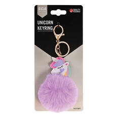 Pom Pom Keyring - Unicorn, , scanz_hi-res