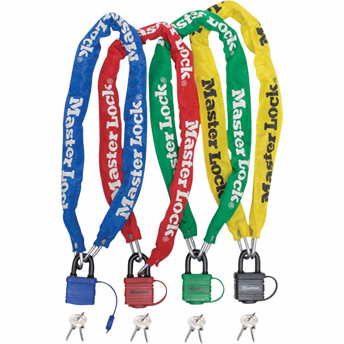 Master Lock Street Flexium Chain and Padlock - 40mm, 6mm x 90cm, , scanz_hi-res