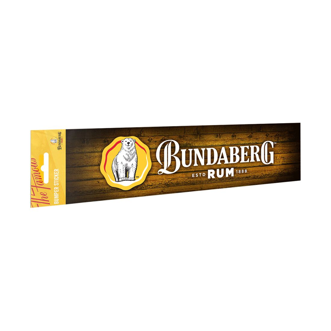 Bundaberg Rum Bumper Sticker Wood, , scanz_hi-res