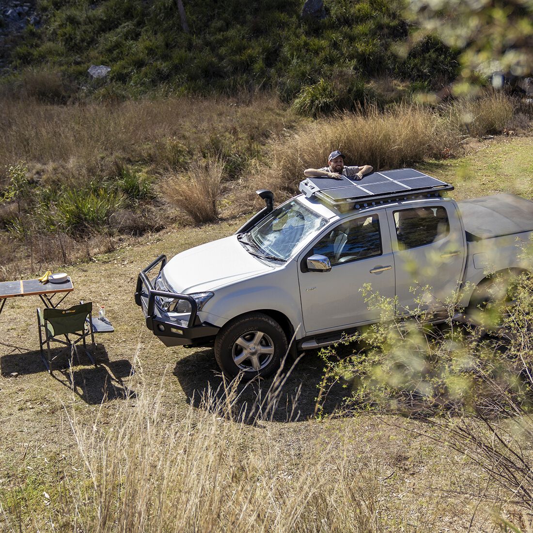 Hardkorr 200W Portable Solar Blanket with 15A Smart Solar Regulator, , scanz_hi-res