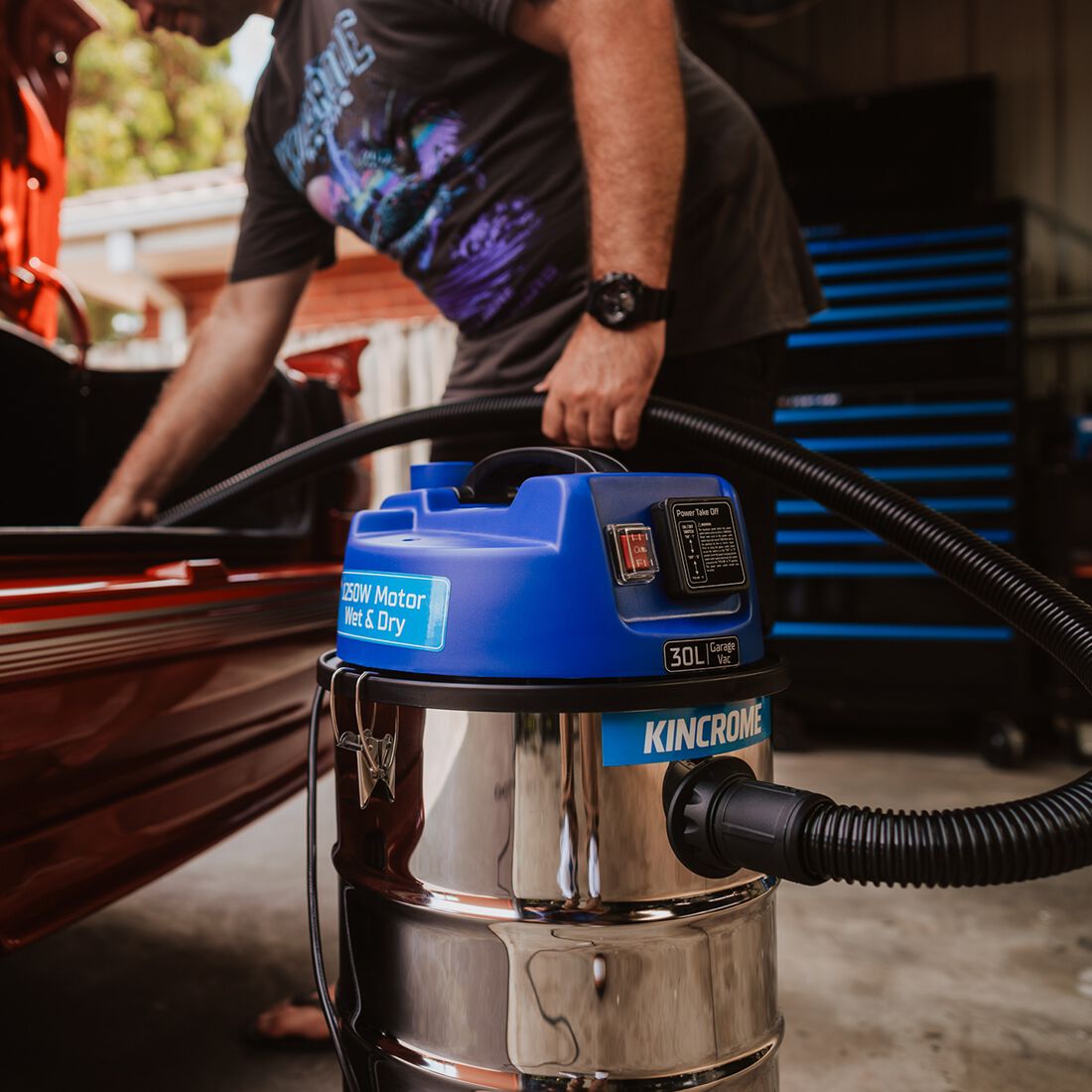 Kincrome KP703 Premium Wet & Dry Vacuum - 30 Litre, , scanz_hi-res