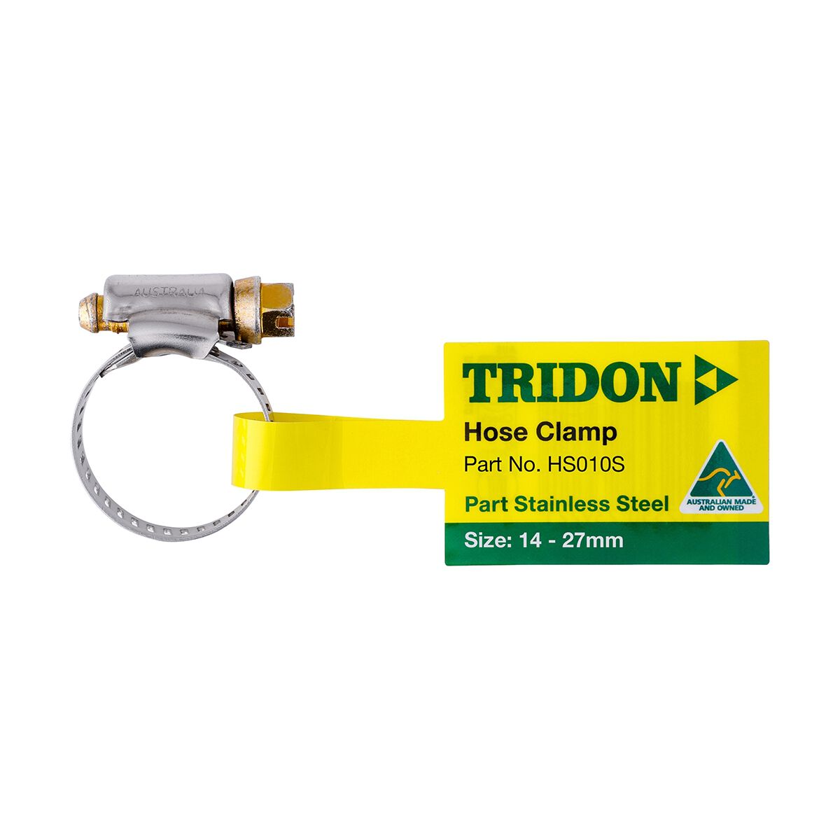 Tridon Part Stainless Micro Band Hose Clamp 14-27mm Single, , scanz_hi-res