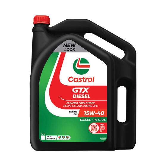 Castrol GTX Diesel Engine Oil - 15W-40, 10 Litre, , scanz_hi-res