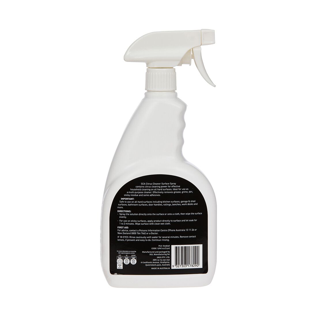 SCA Citrus Cleaner Spray - 750ml, , scanz_hi-res
