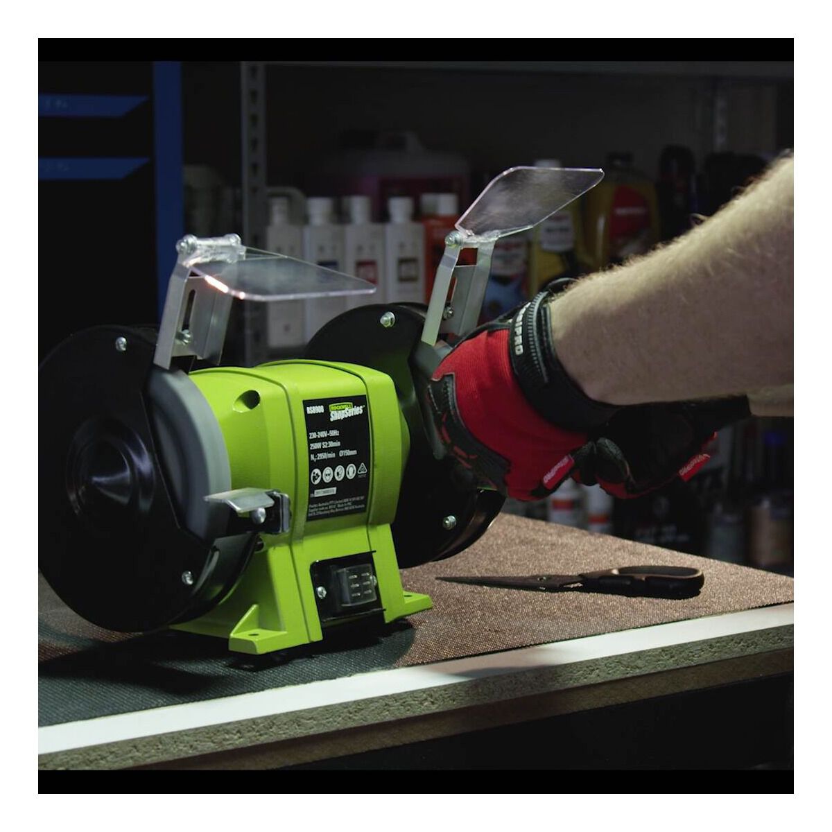 Battery bench on sale grinder