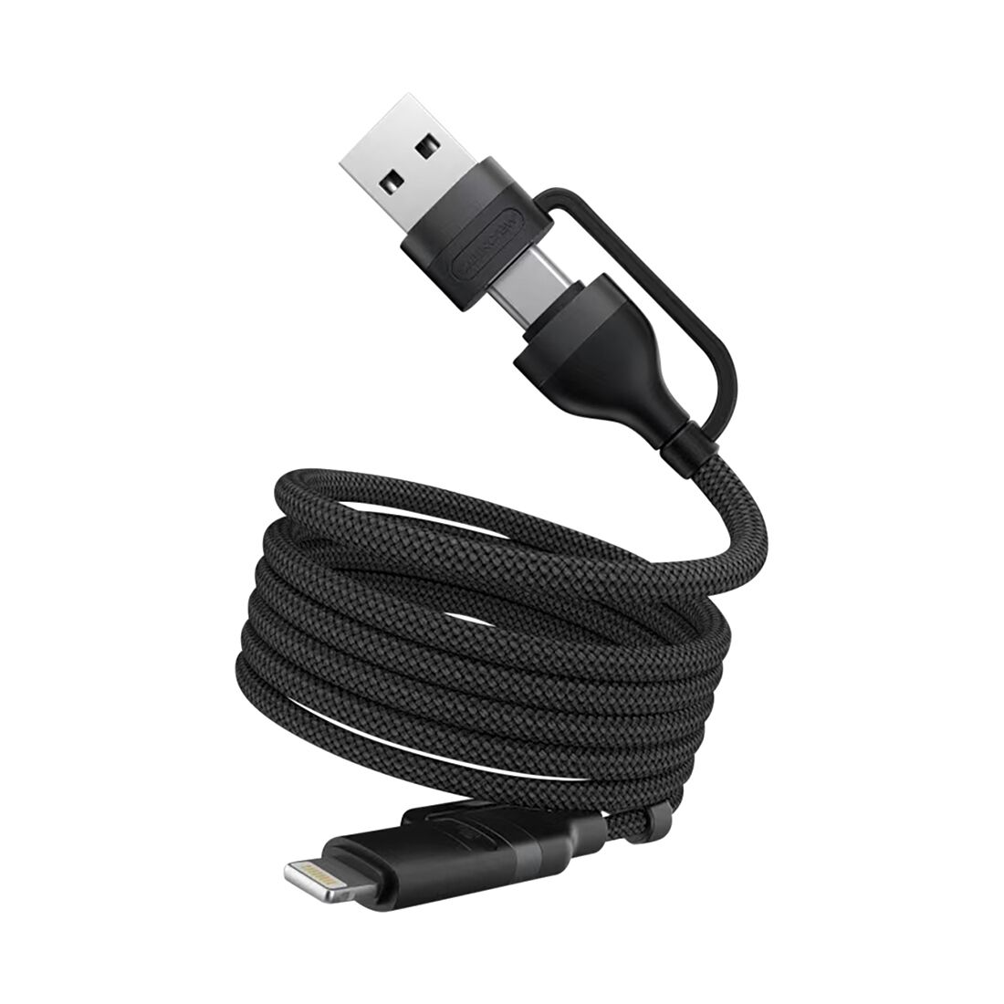 Cabin Crew USB-C/USB-A to USB-C/Lightning Magnetic Cable Black, , scanz_hi-res