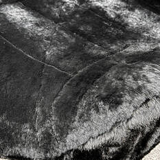 Silver CLOUDLUX Sheepskin Seat Covers - Black Adjustable Headrests Size 30 Front Pair Airbag Compatible, , scanz_hi-res