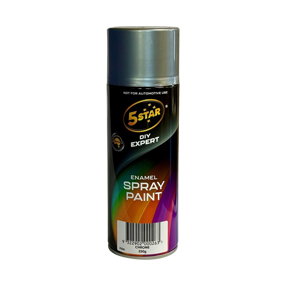 5 Star Enamel Spray Paint Chrome 250g, , scanz_hi-res